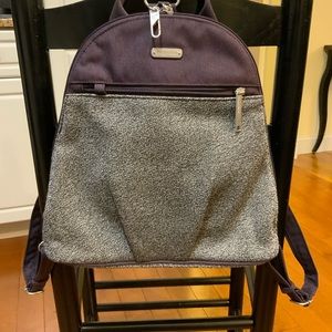 Baggallini backpack, deep purple and gray